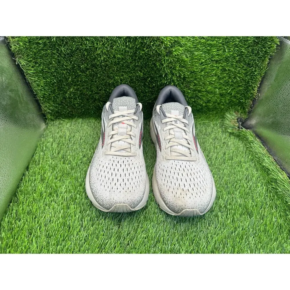 Brooks Ghost 16 1204071B006 Athletic Sneaker Women's 10B Gray Mesh Road Running